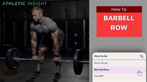 How to do a Barbell Row with Proper Form - YouTube