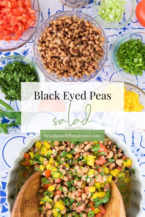 Black Eyed Peas Salad - Brazilian Kitchen Abroad