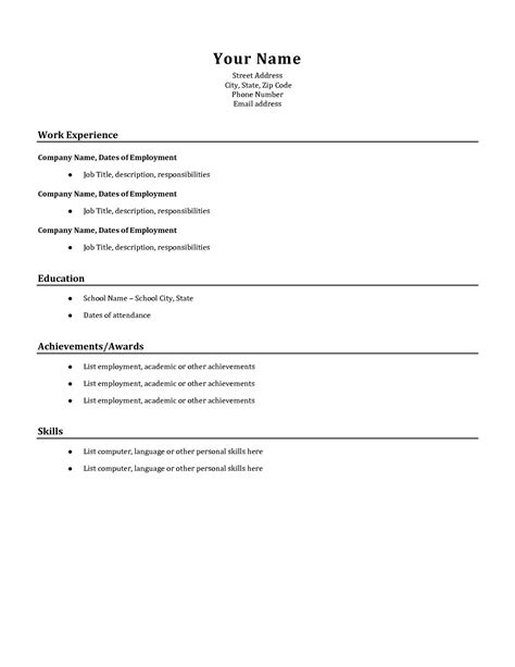 Resume Examples Simple , #examples #resume #resumeexamples #simple ...