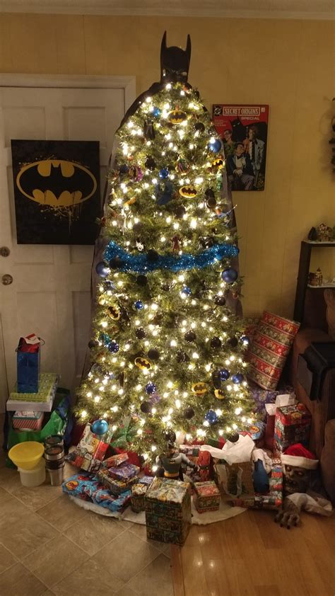 My Batman tree | Holiday decor, Tree, Christmas