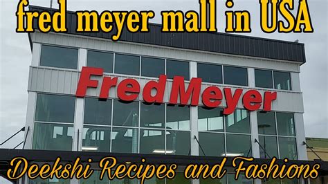 Fred Meyer mall in USA Bellevue - YouTube