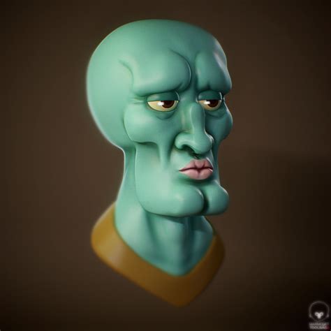 ArtStation - GIGACHAD SQUIDWARD