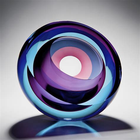 Contemporary Glass Art I 'Echoes of Light' by Tim Rawlinson