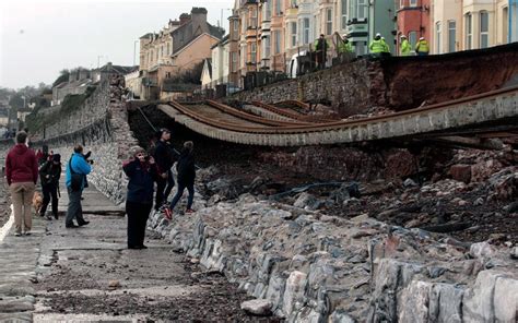 Cornwall cut off after rail collapse - Telegraph