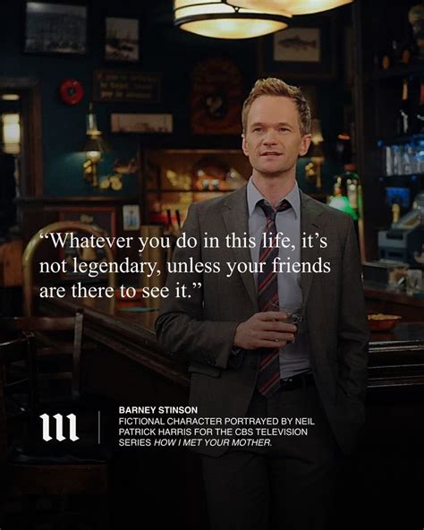 Barney Stinson Quote | Barney stinson quotes, Yearbook quotes, Barney ...