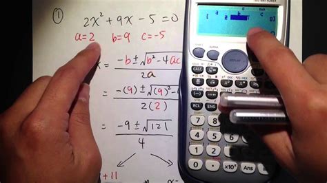 How To Solve Quadratic Equation In Casio Fx 82ms - Tessshebaylo