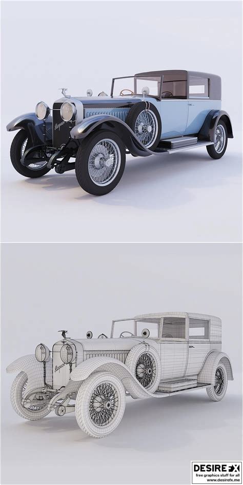 Desire FX 3d models | Hispano Suiza H6B – 1938 – 3D Model