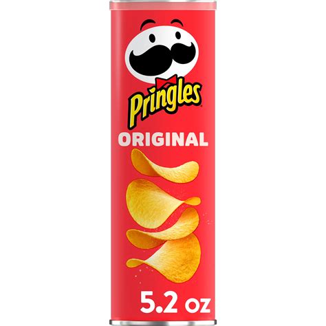 Pringles Potato Crisps Chips, Original, Snacks On The Go, 5.2oz ...