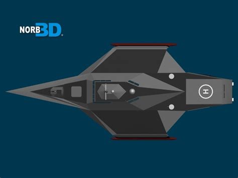 3d Model Stealth Frigate