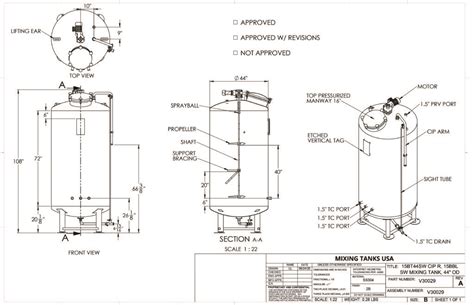 Custom Stainless Steel Mixing and Storage Tanks from Mixing Tanks USA