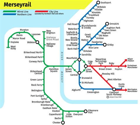 Printable Merseyrail Map