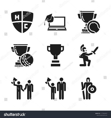 Honor Icon 9 Honor Vector Icons Stock Vector (Royalty Free) 1177362457 ...