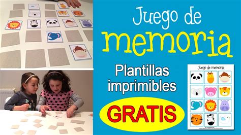 Juego de memoria para niños: Memory game - YouTube