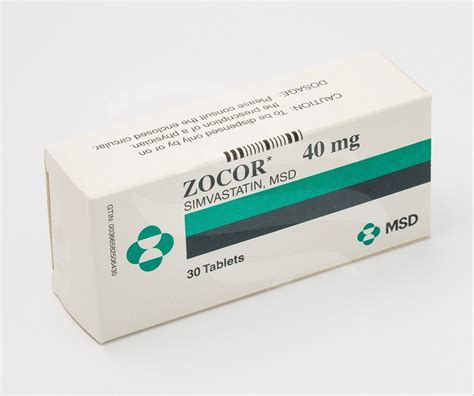 Zocor 40 mg tablets Simvastatin (40mg) at Rs 210/stripe in Surat | ID ...