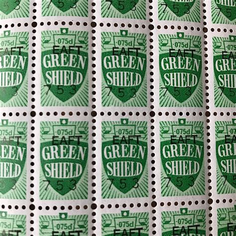 25 Green Shield Stamps Mini Sheet Collect Craft Cards | Etsy UK