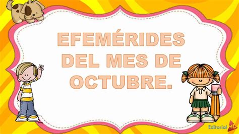 Efemérides de Octubre en México Para Niños