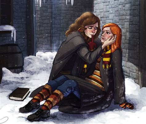 Commission: Hermione and Ginny by Gone-Batty on DeviantArt