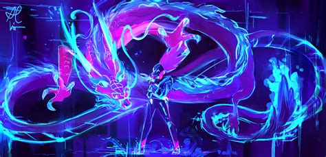 League Of Legends Kda Akali Neon - Akali Kda Wallpaper 4k (#3140640 ...