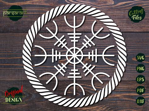 Digital Cut File, Digital Image, Nordic Compass, Viking Decor ...