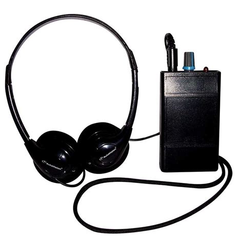 Oval Window HLR III Induction Loop Receiver with Headphones - Vaughn ...