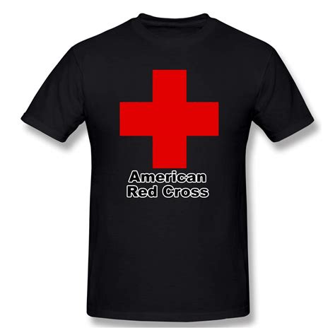 S American Red Cross Comfort T Shirt Round Neck Tee Tops | Minaze