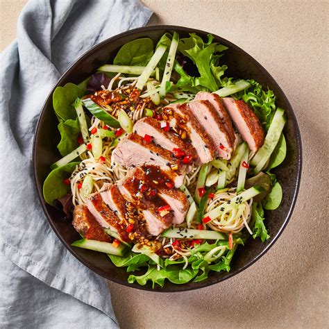 Crispy Duck Salad Recipe with Hoisin Dressing