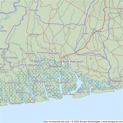 Map of Port Harcourt, Nigeria | Global 1000 Atlas