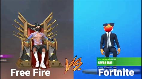 EMOTE FREE FIRE VS EMOTE FORTNITE 2020😱 - YouTube