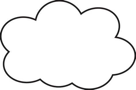 Cloud thought bubble clipart free to use clip art resource – Clipartix