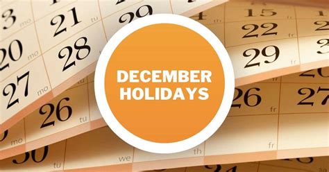 December Holidays And Observances In 2024 [Calendar]