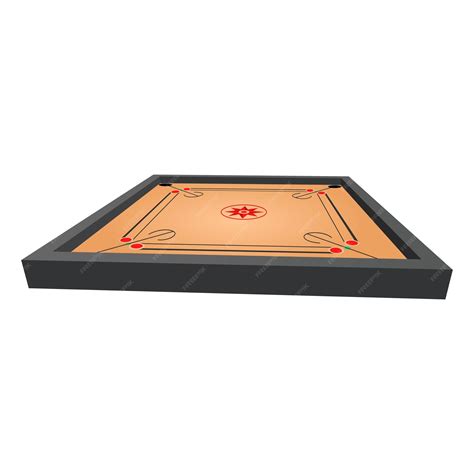 Premium Vector | Carrom board