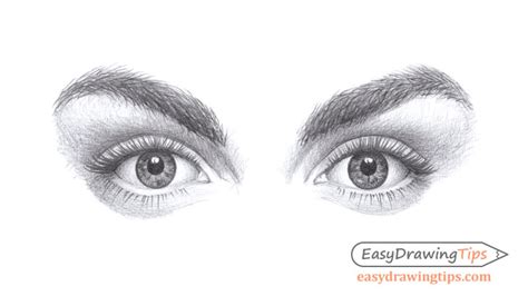 How to Draw Eyes Step by Step - EasyDrawingTips