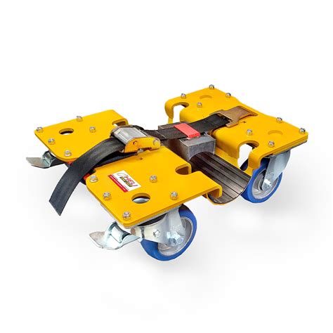 Pair of Heavy Duty Mini-Dollies (with Brakes) – Helitowcart Shop