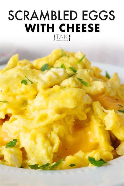 Fluffy Scrambled Eggs With Cheese Recipe