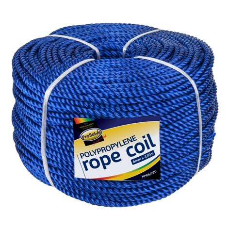 ProSolve Polypropylene Rope Coil 6MM X 220M RPB6/2| at Zoro