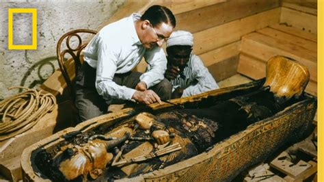 The Excavation of Tutankhamun’s Mummy | King Tut in Color - YouTube