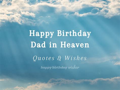 Happy Birthday Poem For My Dad In Heaven - Infoupdate.org