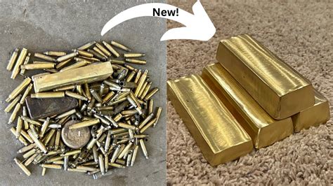 Brass Bullet Casings Meltdown - YouTube