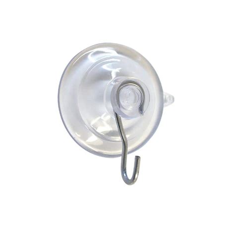 OOK 5 lb. Clear-Plastic Suction-Cup Hooks (3-Pack)-54404 - The Home Depot