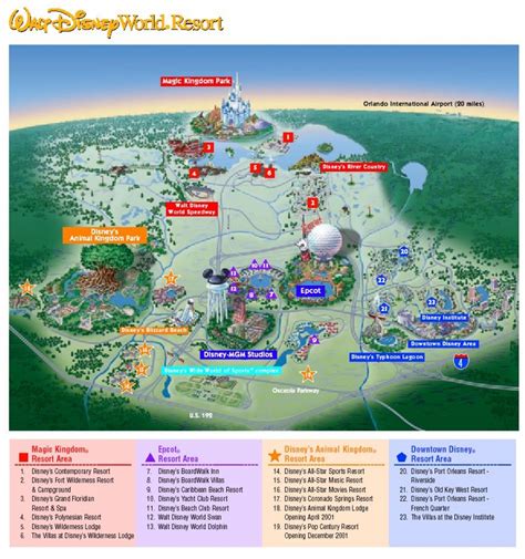 Disney World Theme Park Maps | Meet The Magic - Disney World Florida ...