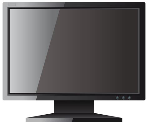 Black Computer LCD Monitor PNG Clipart - Best WEB Clipart