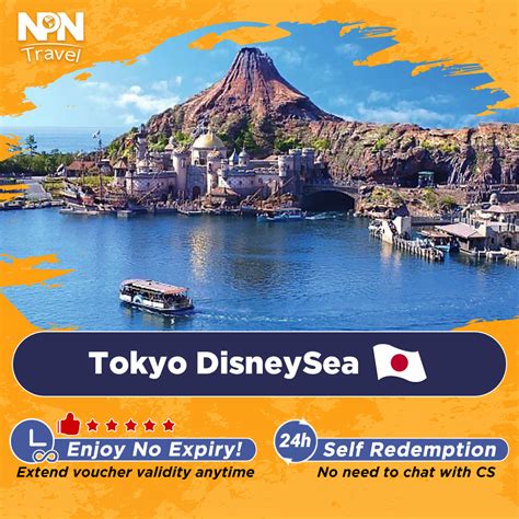 [Tokyo DisneySea] (Direct Entry) 1-DAY Pass Open Date Attraction Ticket ...