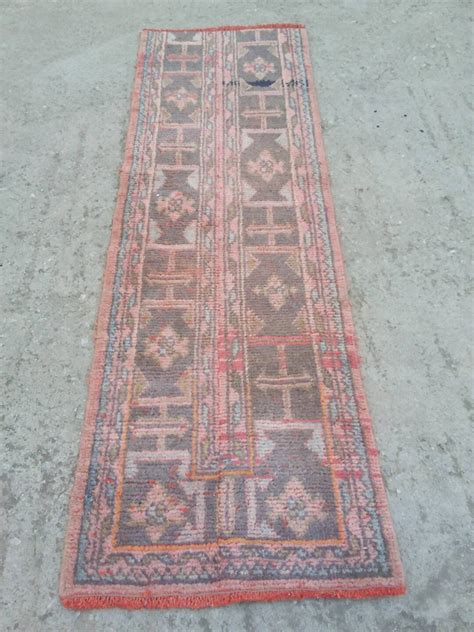 FREE SHIPPING Runner Rug, Vintage Oushak Runner Rug, Runner Rug, Narrow ...