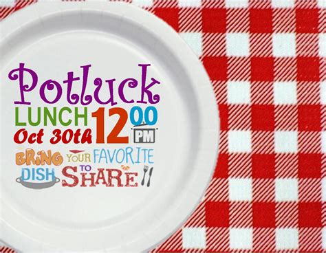 Potluck Invitation Template Editable - Printable Word Searches