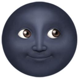 New Moon Face Emoji (U+1F31A)