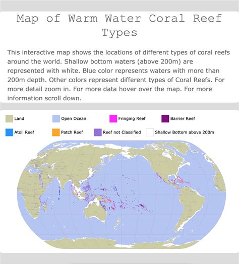 Exploring The Wonders Of The Map Of Coral Reefs - 2023 Calendar Printable