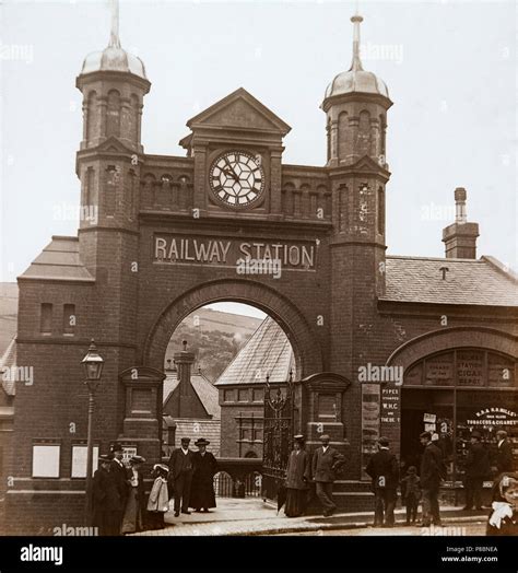 Victorian Railway station in England Stock Photo - Alamy