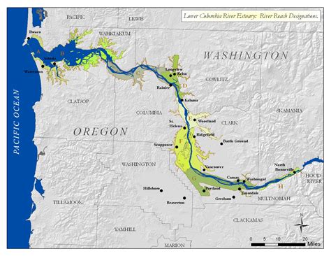 25 Columbia River Fishing Map - Maps Database Source