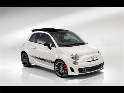 White Fiat 500 Abarth - beauty walpaper