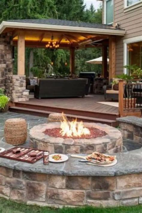 Fire Pit Ideas - Fire Pit Seating Ideas, Pictures & Design Ideas For A ...